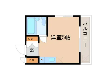 プレアール御園(ワンルーム/2階)の間取り写真