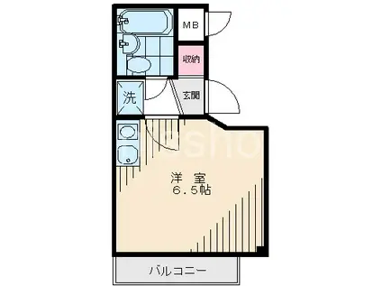 7814-ダイアパレス石神井公園第2(ワンルーム/3階)の間取り写真