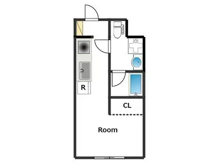 リーフコートI(1K/7階)の間取り写真