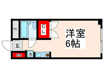 ラヴ アリエール(ワンルーム/1階)の間取り写真