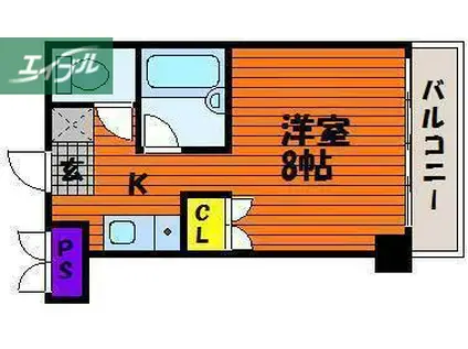 ファイブ南方(1K/1階)の間取り写真