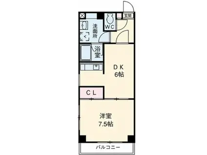 PRENDRE.S(1DK/2階)の間取り写真