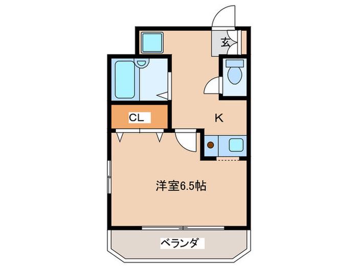 PURESAKURA松屋町(1K/4階)の間取り写真