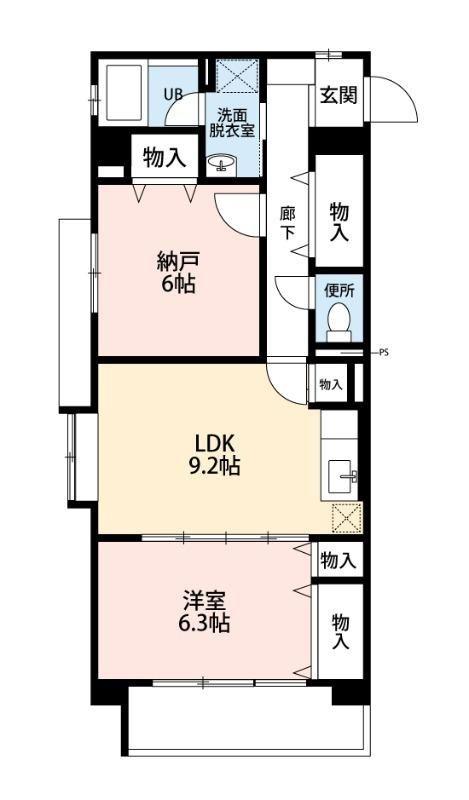 エストレージャ(2LDK/2階)の間取り写真