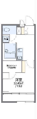 レオパレスユートピア白岡(1K/2階)の間取り写真