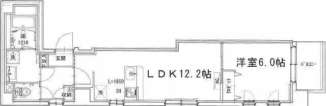 KAN-NON-DO(1LDK/2階)の間取り写真
