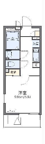 レオネクスト赤堤グランデ(1K/3階)の間取り写真