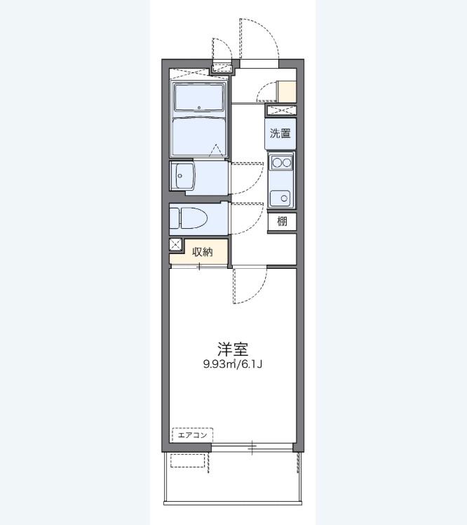サンサーラ(1K/3階)の間取り写真