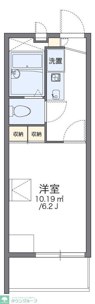 レオパレスNOAH(1K/3階)の間取り写真