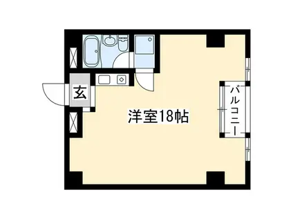 フィールドシティ新栄第1(ワンルーム/3階)の間取り写真