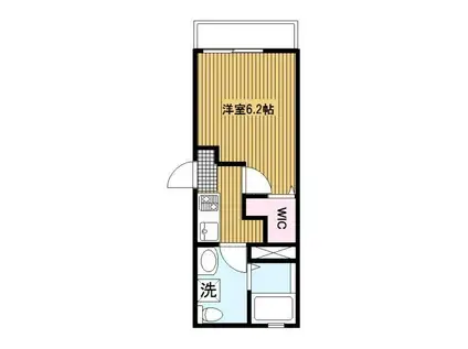 横浜元町ガーデン光國(1K/3階)の間取り写真