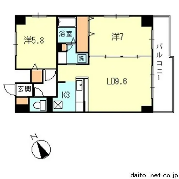 第一寿美家ビル 2階階 間取り