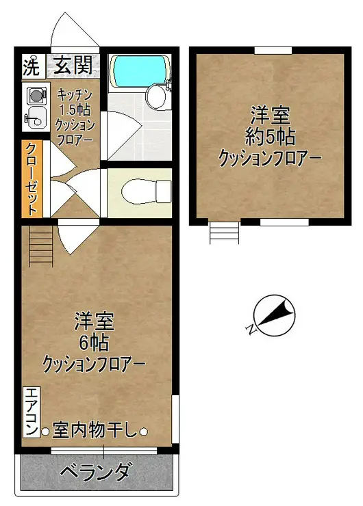 メイプルハウス 2階階 間取り