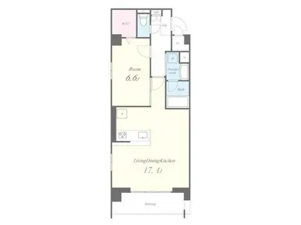 ステラ マリス(1LDK/8階)の間取り写真