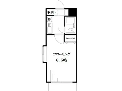 日神パレステージ南池袋(1K/6階)の間取り写真