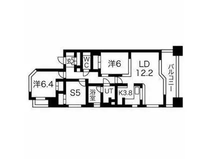 MELIV上前津(2SLDK/2階)の間取り写真