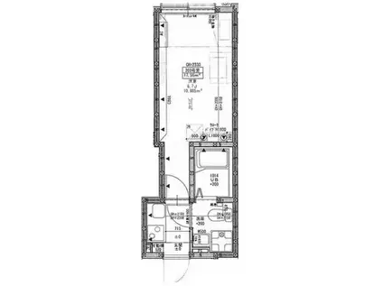 セント リヴィア K(1K/2階)の間取り写真