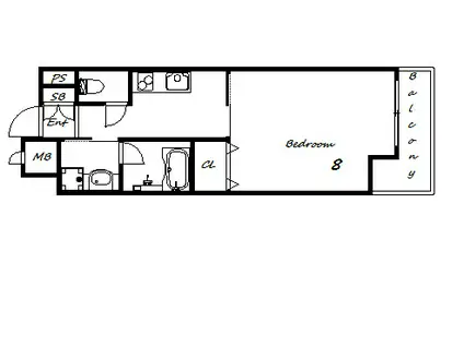 DAIWAマンション(1K/5階)の間取り写真