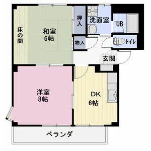 SURPLUSSUBARU(2DK/2階)の間取り写真