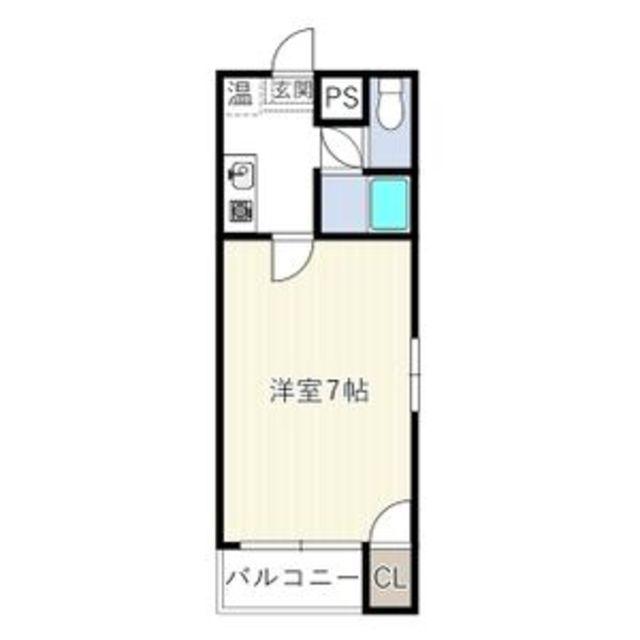 エクセル近大前(1K/4階)の間取り写真