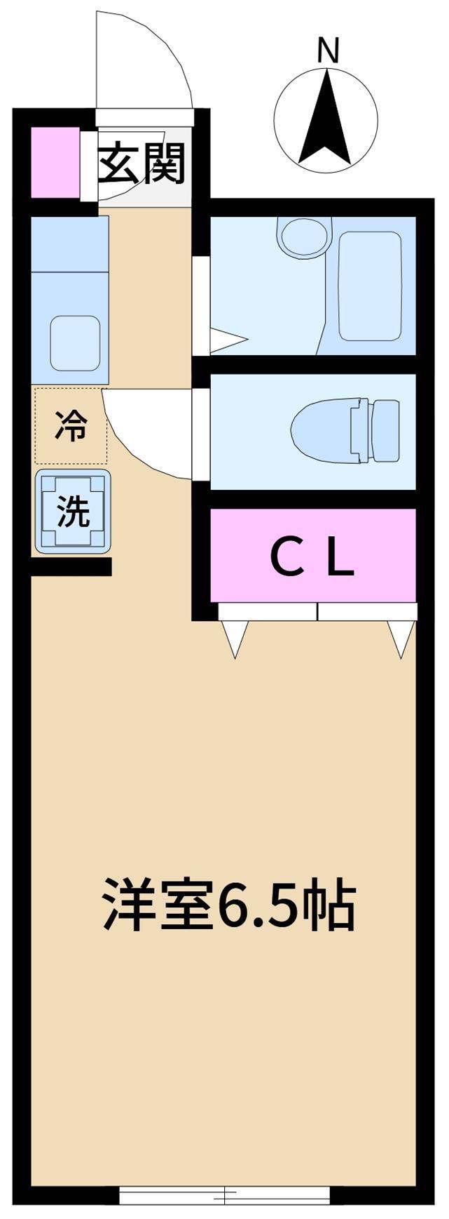 IS王子神谷(ワンルーム/3階)の間取り写真