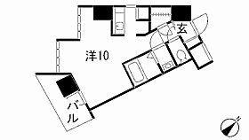 リエス東別院(ワンルーム/7階)の間取り写真
