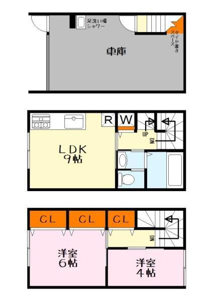 サンビオーズ(2LDK/1階)の間取り写真