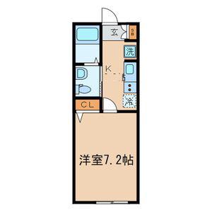 レジデンス・アイ(1K/2階)の間取り写真