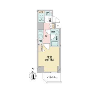 APEX名古屋栄PREMIERLIFE(1K/8階)の間取り写真