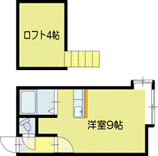 ソル・ドムス文京台(1LDK/3階)の間取り写真