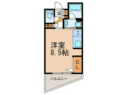 グレイスコート志村三丁目(ワンルーム/7階)の間取り写真