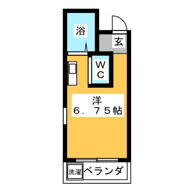 中野第2ビル(ワンルーム/5階)の間取り写真