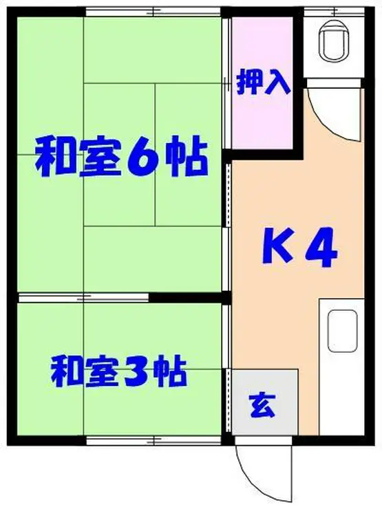 成光荘 2階階 間取り