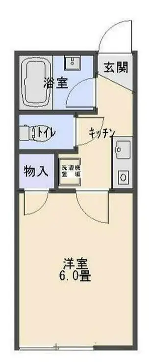 フラットアイトーン 1階階 間取り