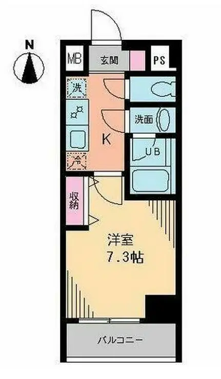 パロス・コート 3階階 間取り