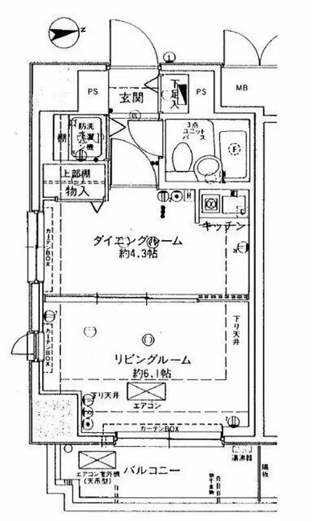 メイツ品川南 9階階 間取り