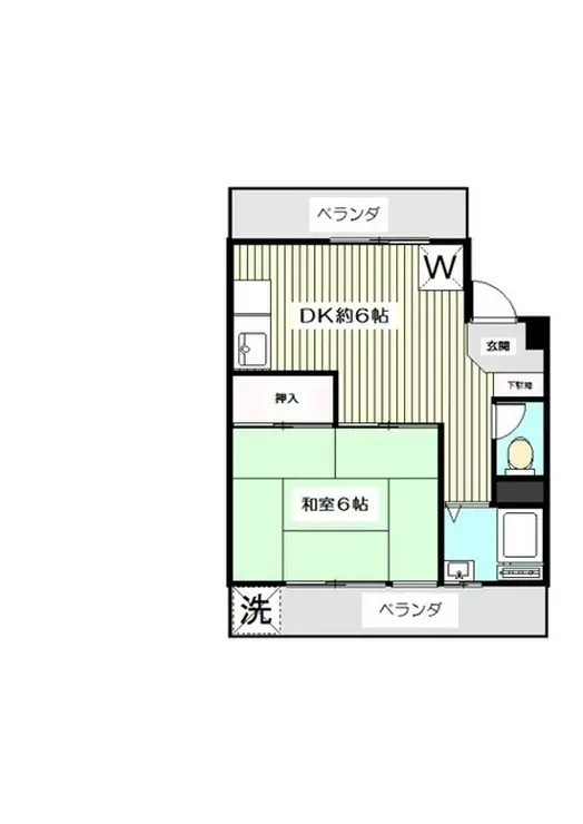 ハイツ葵 3階階 間取り