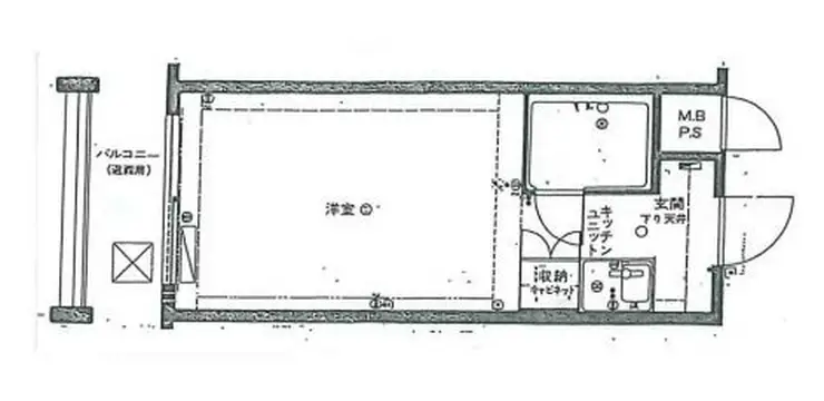 日本橋ロイヤルプラザ 7階階 間取り