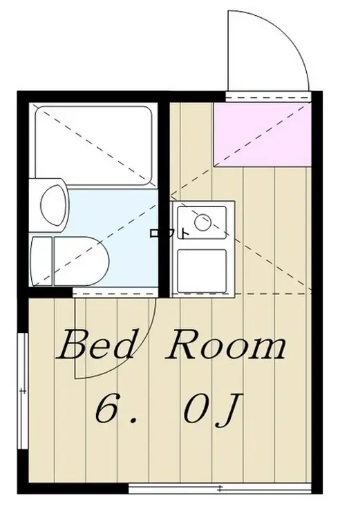 パンシオン 読売ランドA 2階階 間取り