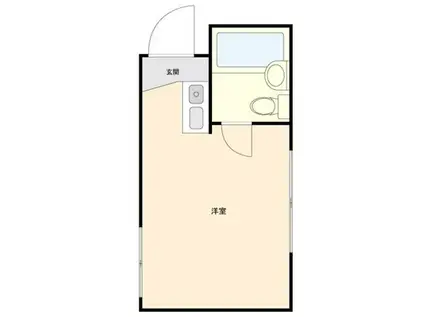 ヴェール ド アドニス(ワンルーム/2階)の間取り写真