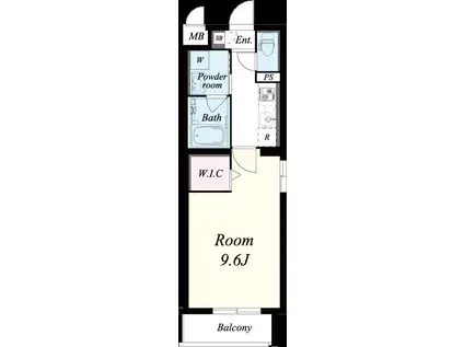 ルーチェ(1K/1階)の間取り写真