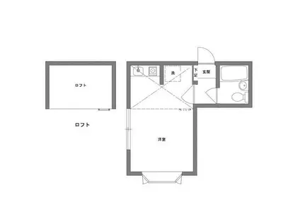 オリエント日暮里(ワンルーム/2階)の間取り写真