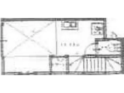 サークルハウス竹ノ塚弐番館(ワンルーム/2階)の間取り写真