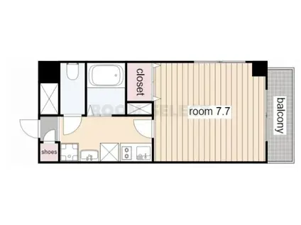 BELLE VIVRE新栄(1K/5階)の間取り写真