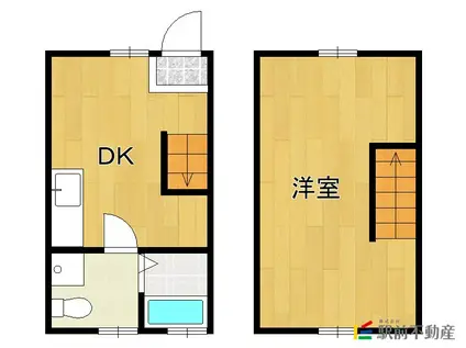 サンマリノ新代II(1DK/1階)の間取り写真