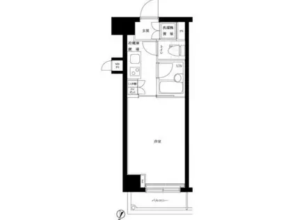ルーブル日本橋(1K/10階)の間取り写真