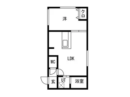 HEIMAT OYACHI(1LDK/1階)の間取り写真