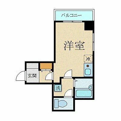 プレール九段(ワンルーム/9階)の間取り写真