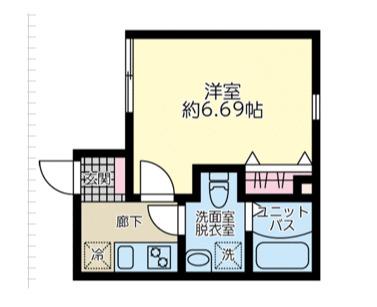 BEグランド清澄白河(1K/5階)の間取り写真