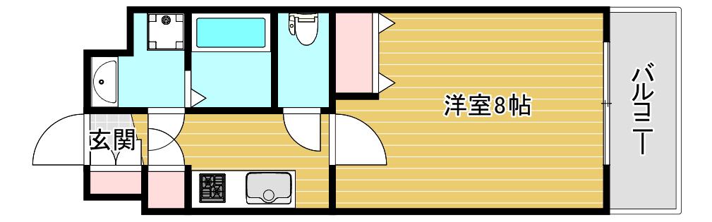 アドバンス大阪城エストレージャ(1K/10階)の間取り写真